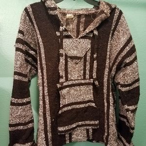 Brown Boho Hoodie